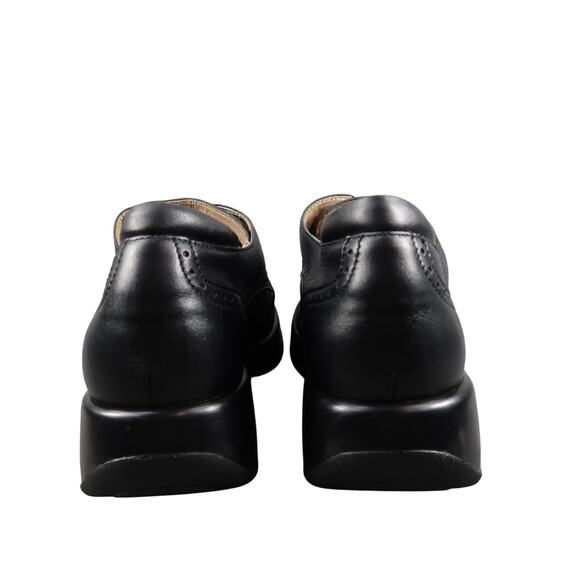 Dromedaris Shoes Womens 42 Oxford Hornbill Leather Wingtip Black Comfort Classic - Picture 6 of 14